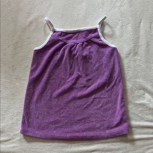 Janie and Jack Lavender Tank with White Accents
